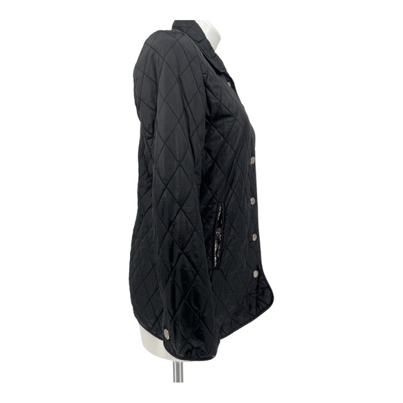 Coach Women's XS Black Snap Front Quilted Hack Jacket - Picture 3 of 12